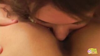 Black and a Brunette Lesbian Friends Try Lesbian Sex and Dildos for the First Time - 7 image