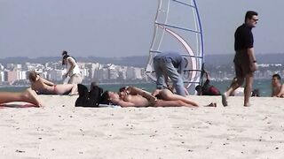 Unabashedly lesbian games on the beach - 7 image