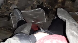 Village girl masturbates hotly in a cold barn - 11 image