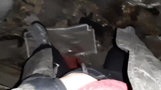 Village girl masturbates hotly in a cold barn - 14 image