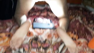 I caught my girlfriend making a porn video and started masturbating with her at the same time - 15 image