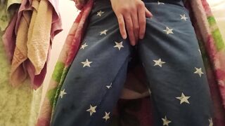 Skinny student girl masturbates in a public shower in a dorm - 2 image