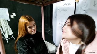 Kissing - Freckled Red Head and Her Girlfriend - 2 image