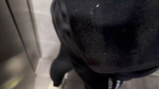 My Gym Friend Challenges Me to Have Sex in the Bathroom - 13 image