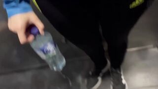 My Gym Friend Challenges Me to Have Sex in the Bathroom - 2 image