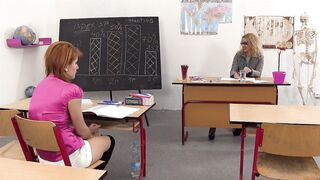 Anita and her friend plating with their holes - 3 image