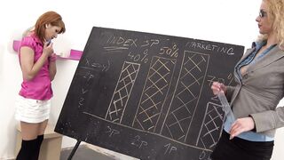 Anita and her friend plating with their holes - 6 image