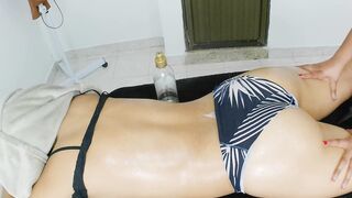 Camera Captures Inexperienced Woman In HOT Massage Session - 14 image