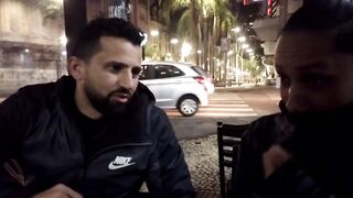The lesbian didn't have my dollars, she gave me her pussy to pay the debt and sat nicely on my dick - 1 image