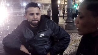 The lesbian didn't have my dollars, she gave me her pussy to pay the debt and sat nicely on my dick - 2 image