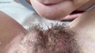 My Little Hairy Clit Is Sucked POV - 11 image