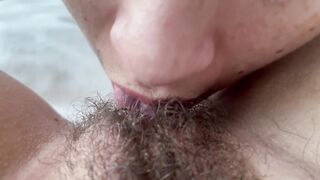 My Little Hairy Clit Is Sucked POV - 4 image