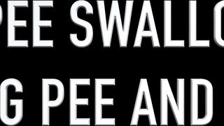 Lesbian Pee Swallow Games - Gang Bang Pee and Swallow - 1 image