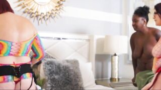 Strap on Foursome with Sexy MILFs - 6 image