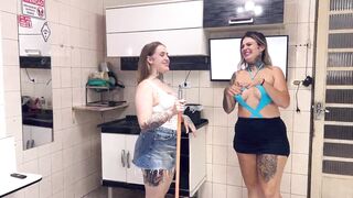 I hired a foreign maid from Rosa's pussy and she enjoyed herself a lot in my kitchen! - 3 image