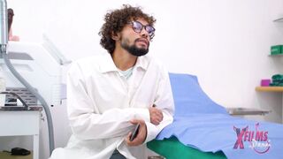 DOCTOR FUCKS TWO SHY LESBIANS IN THE ASS DURING THE EXAM - 3 image