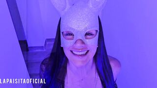 Wild lesbian sex between big-ass Latinas with a strapon - La Paisita Oficial - 2 image