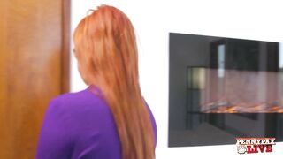 Tempting the Fiery Redhead Therapist! Syren De Mer and Penny Pax Heat Things Up! - 1 image