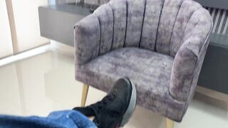 Delivery man gets paid by a cute Latina for a good fuck and a cumshot in her ass. - 4 image