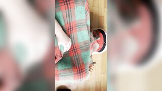 My shy neighbor does cunnilingus under the blanket - 9 image