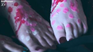 Love How Hot Wax Feels On My Feet