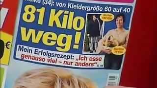 German Amateur with Fat Lesbian Sluts Pounding their Pussy with Huge Dildo - 2 image