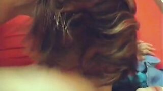 Two housewife milfs taking a break to pleasure their pussies with a fake cock - 3 image