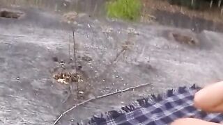 Smoking hot German lesbians having public fun - 9 image