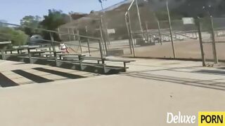 Lesbian Girls Fuck Each Other's Asses with a Dildo - 2 image