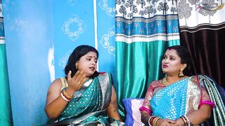 TWO DESI MALLU BHABHI HARDCORE THREESOME SEX WITH HOME SERVANT WHEN THEY WERE ALONE AT HOME FULL MOVIE ( HINDI AUDIO ) - 3 image