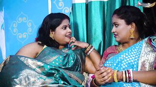 TWO DESI MALLU BHABHI HARDCORE THREESOME SEX WITH HOME SERVANT WHEN THEY WERE ALONE AT HOME FULL MOVIE ( HINDI AUDIO ) - 4 image