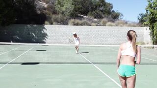 Sydney Cole, Tanya Tate & Julia Ann go wild in Kitchen Sex after Tennis - 1 image
