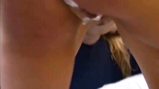 Watch these hot babes go wild with dildos & strapons in hot pussy licking action