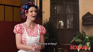 Nicole Zurich & Mica Spengler in a steamy threesome with a big booty Latina