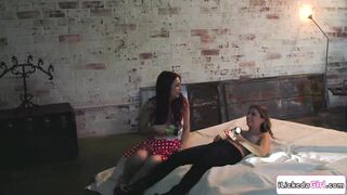 April Snow & Kristen Scott get it on: the ultimate lesbian test of who's better than who - 1 image