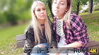 Russian lesbians Stanley Johnosn & Zlata Shine get naughty during job interview with a stranger