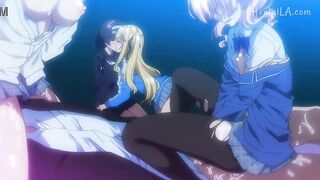 Yuri from Lelu Love and her sexy girlfriend in a hot lesbian action - Part 1 - 12 image