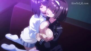Yuri from Lelu Love and her sexy girlfriend in a hot lesbian action - Part 1 - 7 image