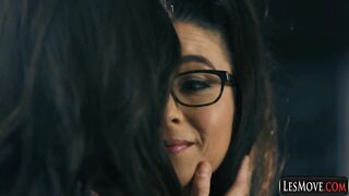 Alix Lynx, Celeste Star and Serena Blair indulge in slow sensual lesbian sex with kinky beauty - 1 image