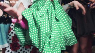 Alexa Throat, Fibi Euro, Maya Rose, and Brittany Bardot take turns on a sex toy in a wild BB party