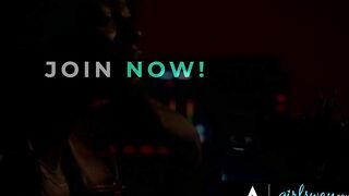 Lulu Chu, Ana Foxxx, Leana Lovings & Serene Siren in a wild Spanish gangbang with rough fist, strap-on, - 1 image