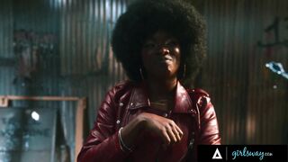 Lulu Chu, Ana Foxxx, Leana Lovings & Serene Siren in a wild Spanish gangbang with rough fist, strap-on, - 6 image