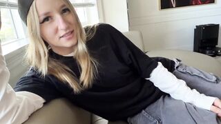 Petite Best Friend Proves She's Not Lesbian - Abbie Sykes in POV Roleplay with Scott Stark