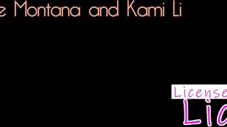 Dani Daniels joins in on a hot lesbian threesome with Kami Li & Karlie Montana