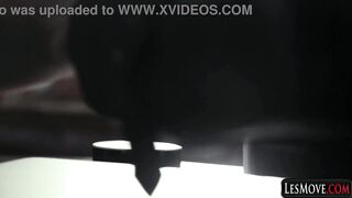 April O'neil & Eliza Jane get kinky with busty lesbian sex