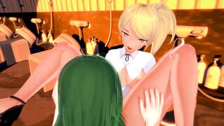 Get ready for some intense lesbian action with Pokemon Vol 2 - 3D Hentai - 15 image
