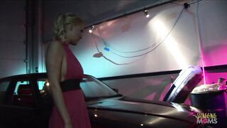 Michelle Thorne & Carly Parker get their big fake tits and lingerie fetish satisfied in doggy-style frenzy with bisexual playmate