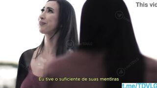 Sheena Ryder and Ricky Spanish team up to fuck the big-ass lesbian goddess De Ser Lesbica E Fodeu - 7 image