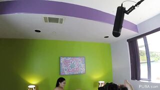 Check out these hot babes getting frisky in a steamy oralsex scene