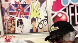 Lesbian exhibitionist Lilith Weed gets her pink pussy stuffed with a hard dick